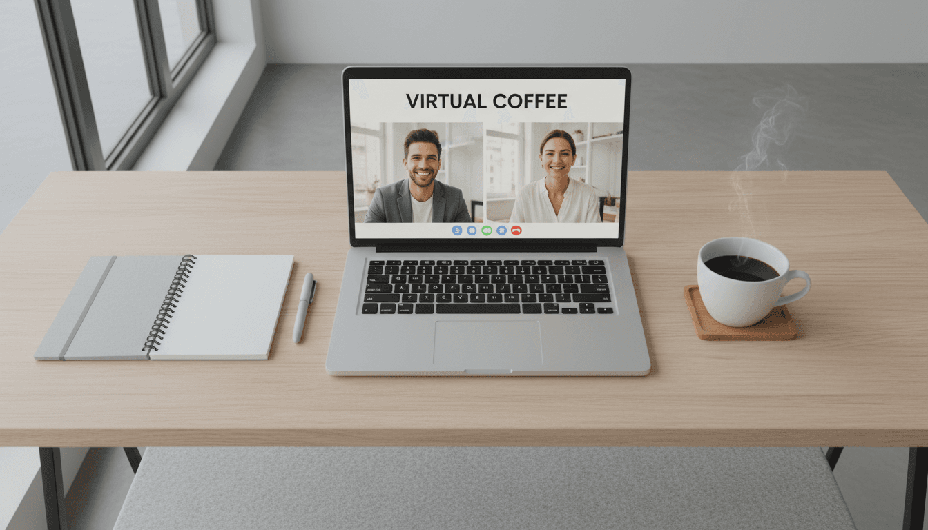 Video consultation setup for professional relocation guidance